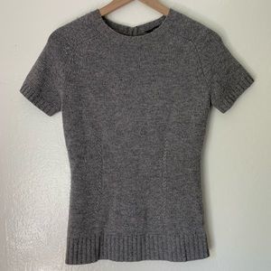 BCBG Max Azria Back Zipper Wool Sweater - size S